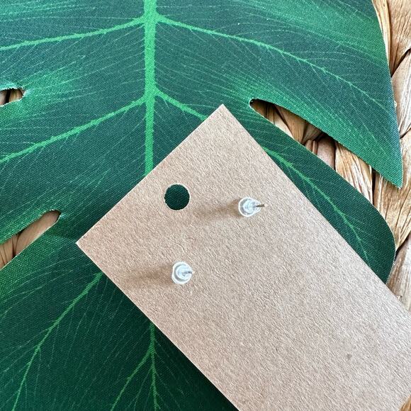 BOGO FREE CONFETTI YELLOW BEADS STUD EARRINGS - Picture 5 of 5